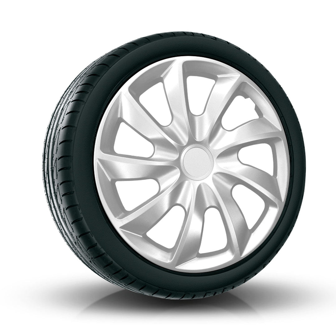 Univerzalne 13" NRM Quad srebrne čahure za felge, 4 komada