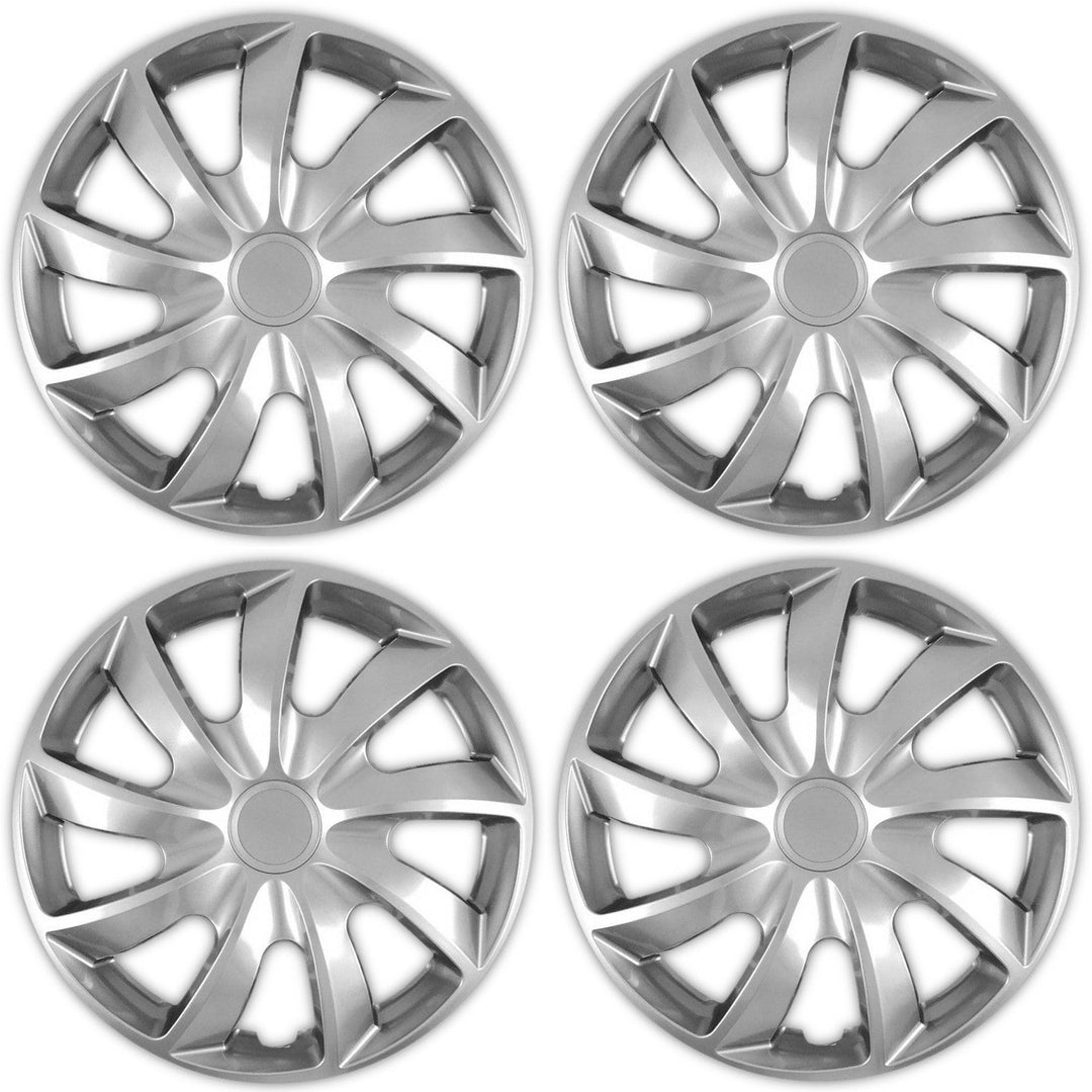 Univerzalne 13" NRM Quad srebrne čahure za felge, 4 komada