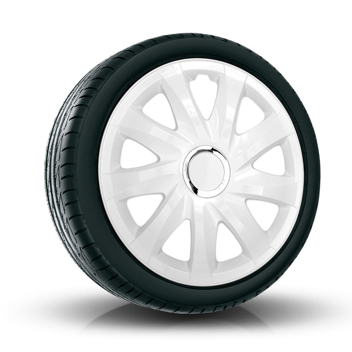 Univerzalne NRM poklopce središta kotača za drift, bijele, set od 4