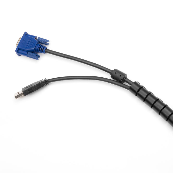 Maclean organizator/navlaka za kabel, 15 mm x 1.000 mm, crna, MCTV-898 B
