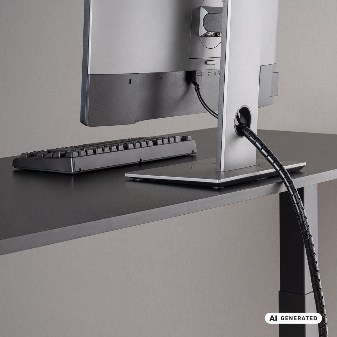 Maclean organizator/navlaka za kabel, 15 mm x 1.000 mm, crna, MCTV-898 B