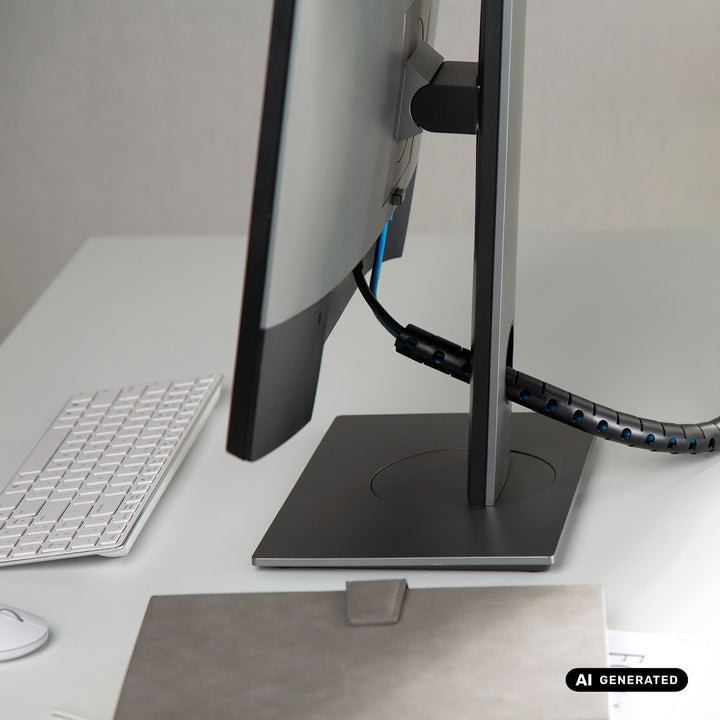 Maclean organizator/navlaka za kabel, 20 mm x 1000 mm, crna, MCTV-899 B