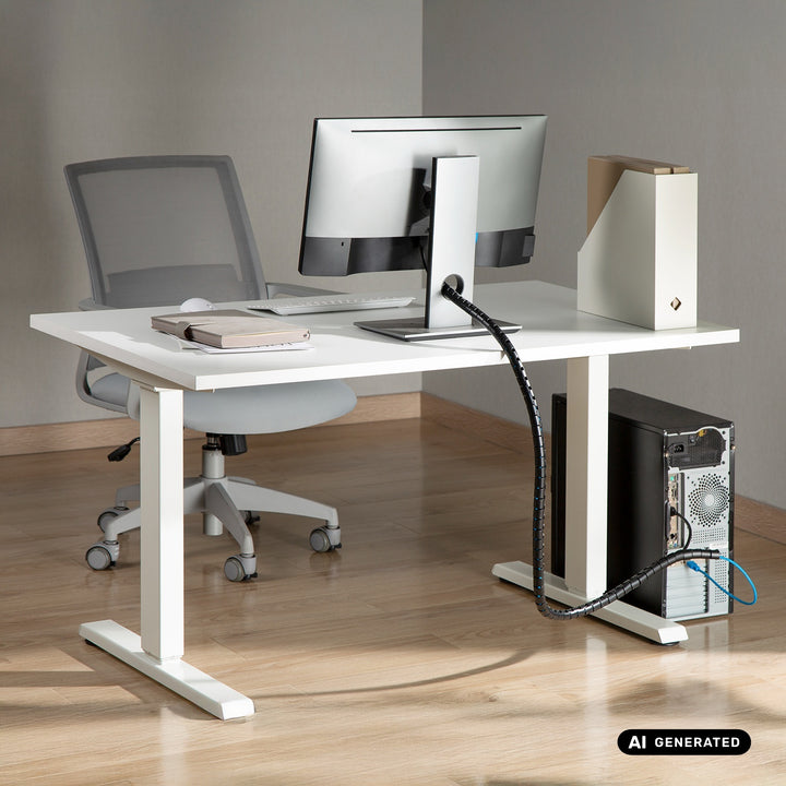 Maclean organizator/navlaka za kabel, 20 mm x 1000 mm, crna, MCTV-899 B