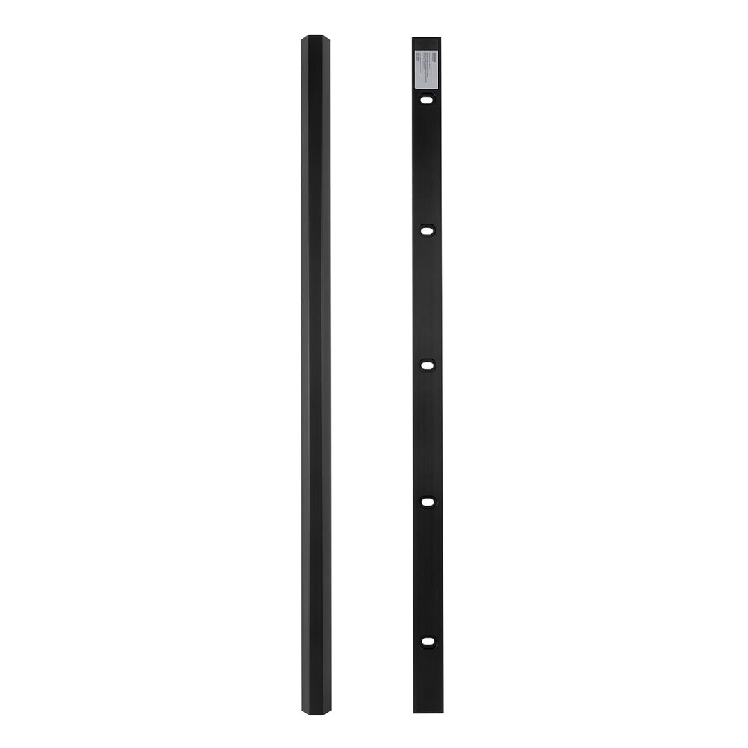 Maclean aluminijska traka za pokrivanje kabela, 33x18x750 mm, crna, MCTV-897 B