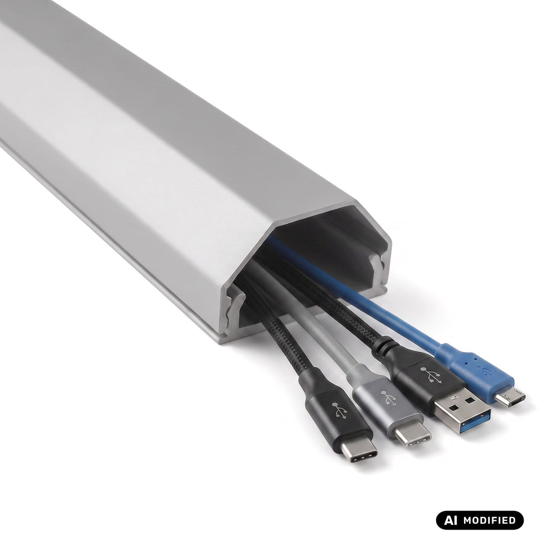 Maclean aluminijska traka za pokrivanje kabela, 33x18x750 mm, srebrna, MCTV-897 S