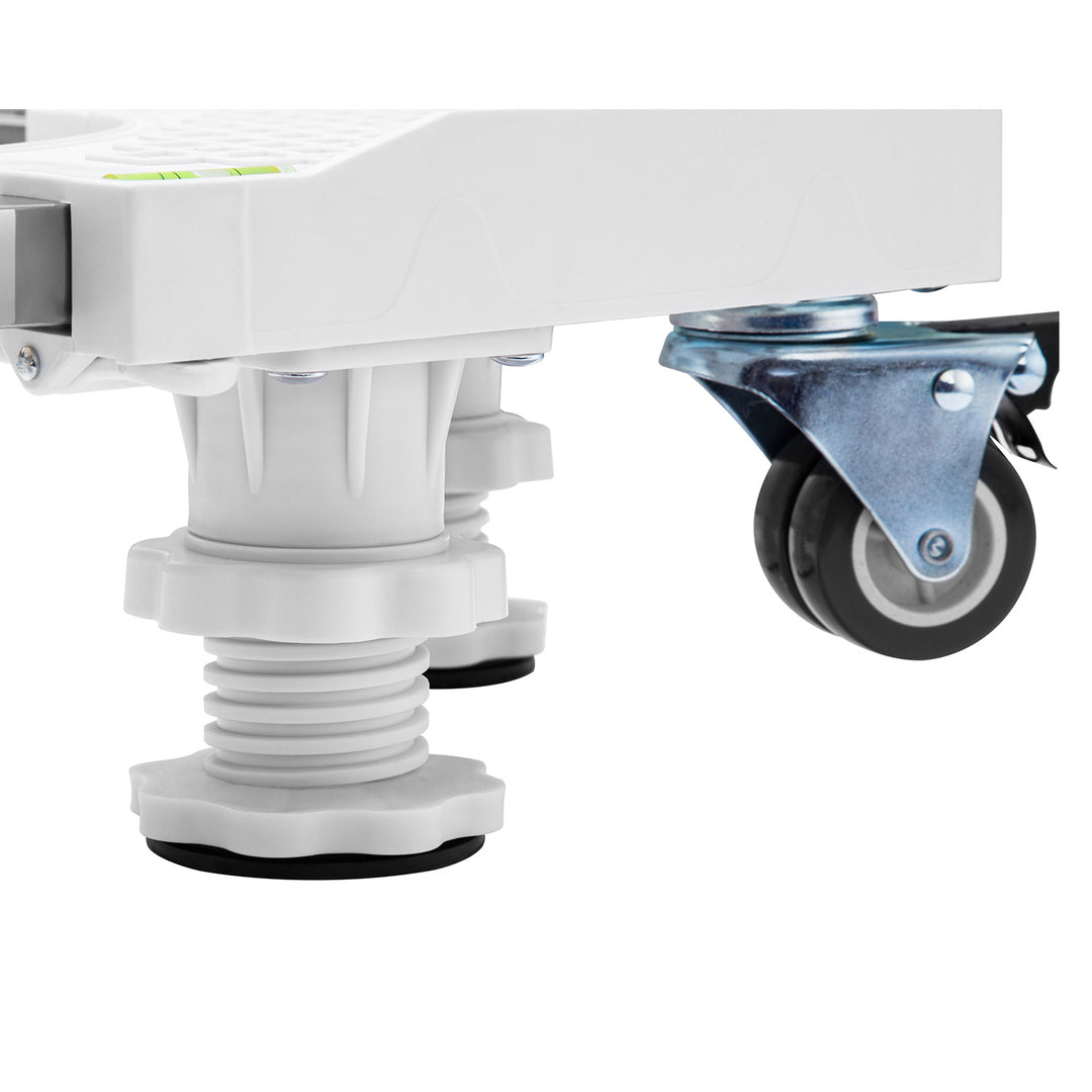 Maclean mobilna baza za kućanske aparate, zaključive kolesa, širina 535–680 mm, univerzalna, za transport kućanskih aparata, do 400 kg, MC-217