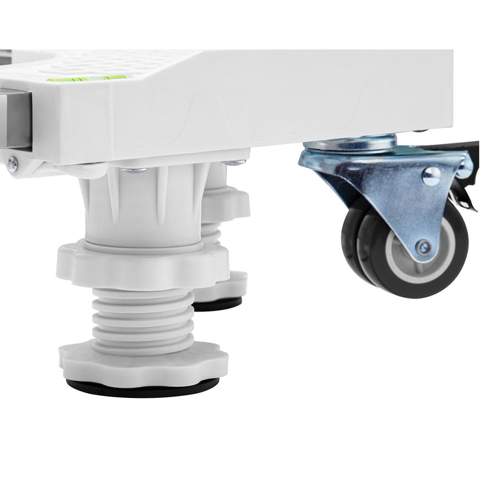 Maclean mobilna baza za kućanske aparate, zaključive kolesa, širina 535–680 mm, univerzalna, za transport kućanskih aparata, do 400 kg, MC-217