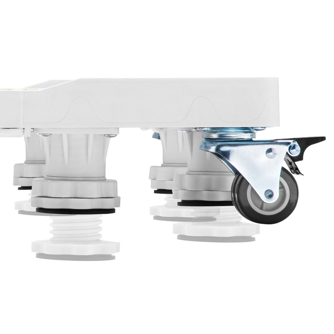 Maclean mobilna baza za kućanske aparate, zaključive kolesa, širina 535–680 mm, univerzalna, za transport kućanskih aparata, do 400 kg, MC-217
