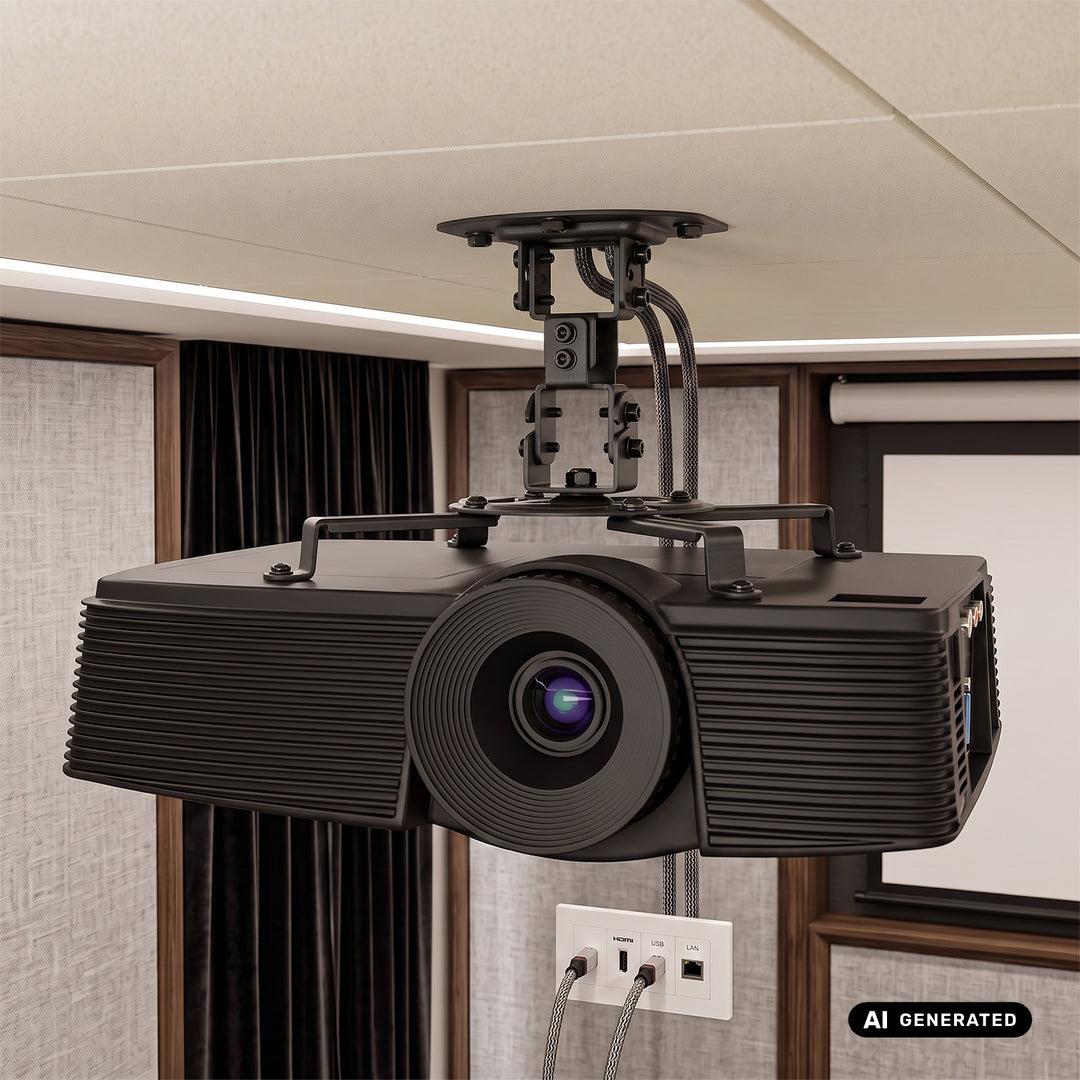 Maclean stropni nosač za projektore, 54–320 mm, do 13,5 kg, rotacija 360°, MC-200 B