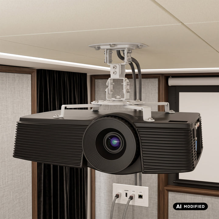Maclean stropni nosač za projektore, 54–320 mm, do 13,5 kg, rotacija 360°, MC-200 W