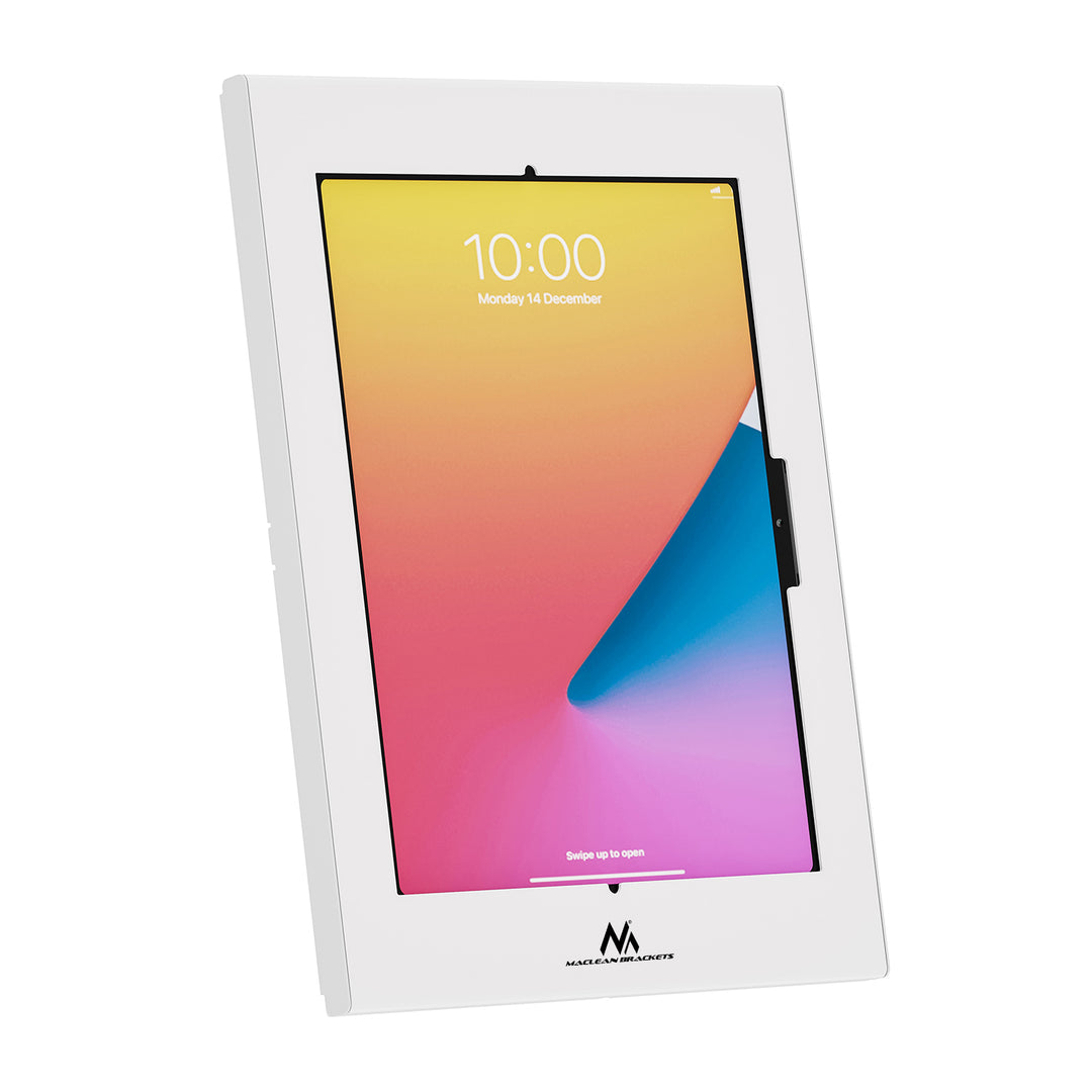 Držač za oglašavanje tableta Maclean, s mehanizmom zaključavanja, 12,4"–13", iPad Air/Pro, Samsung Tab S10+/S9+/S8+/S7+, 257 x 350 x 22 mm, MC-950 W