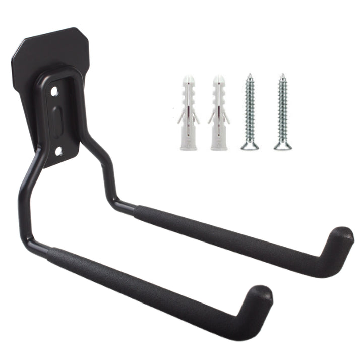 Maclean zidna konzola/vješalica za gume, vrtne alate, ljestve, crijeva, bicikle, čelik, max. opterećenje 35 kg, MC-440, 2 komada
