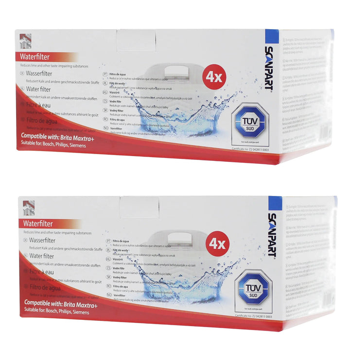 Scanpart vodeni filter kompatibilan s Brita Maxtra Plus, Dafi Unimax, 8 komada