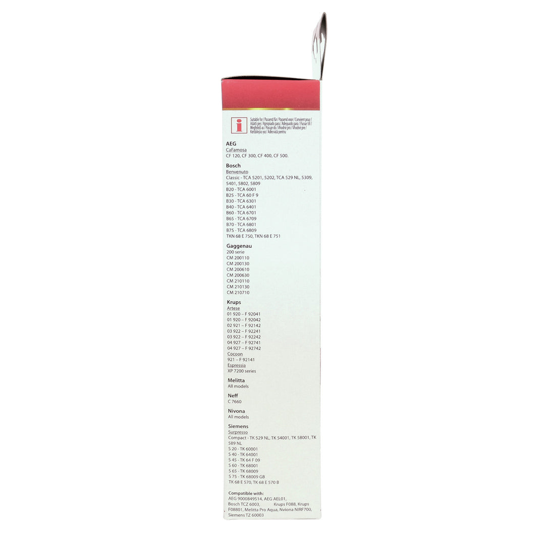 Filter za vodu za AEG, BSH, Krups, Melitta, Nivona Scanpart vijačne espresso aparate, 2 komada