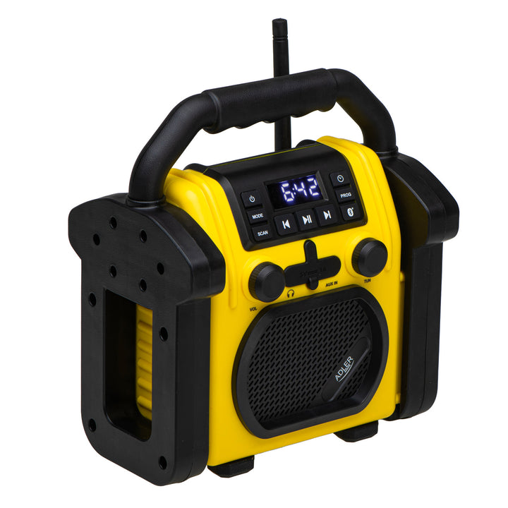 Adler konstrukcijski radio, Bluetooth 5.1, IPX 54, 10 W snage, AD 1911