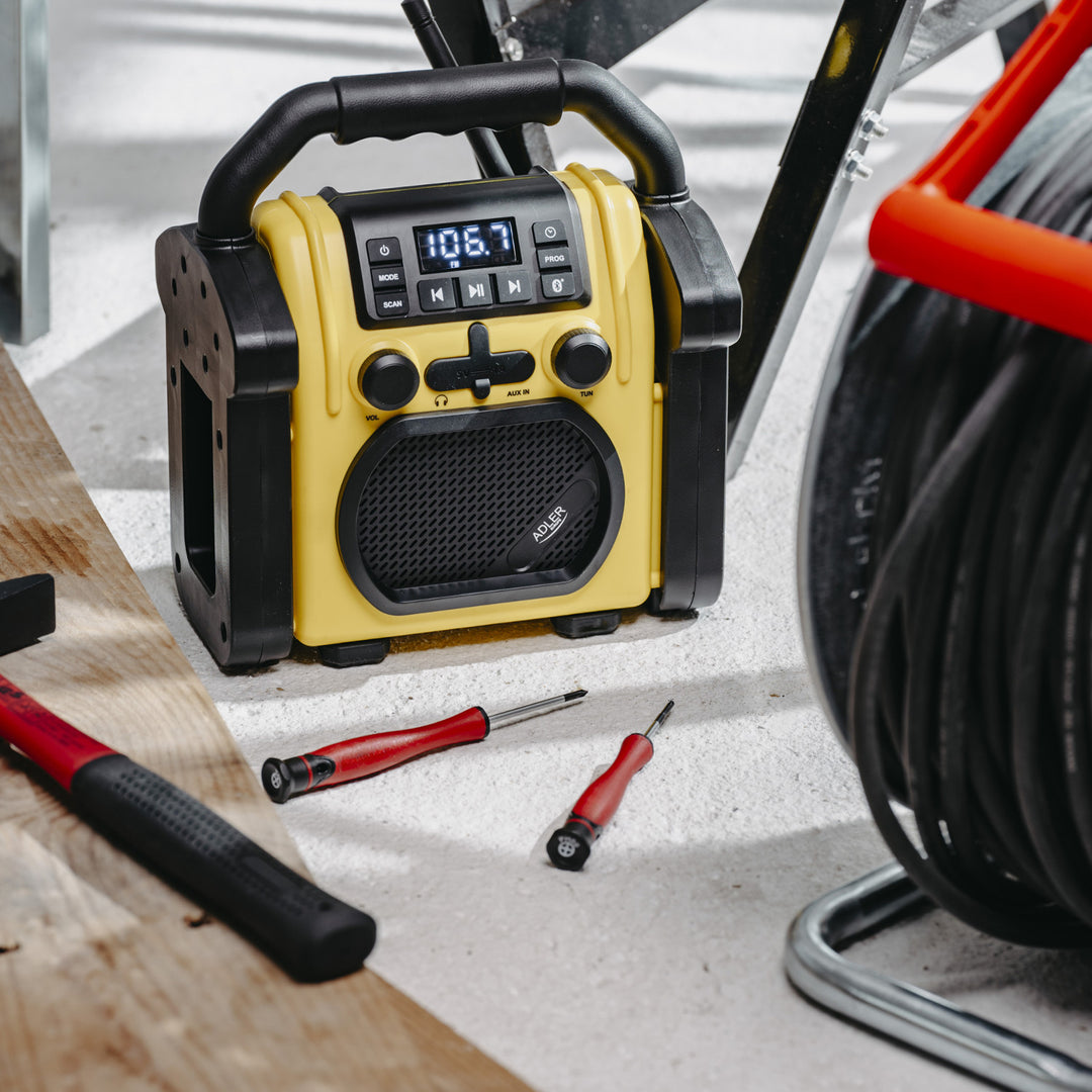 Adler konstrukcijski radio, Bluetooth 5.1, IPX 54, 10 W snage, AD 1911