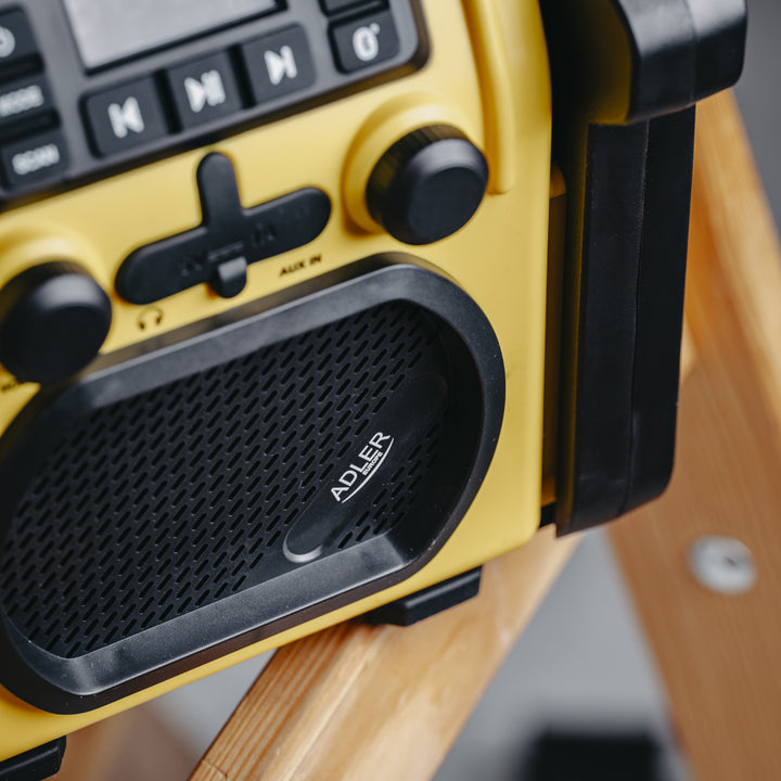 Adler konstrukcijski radio, Bluetooth 5.1, IPX 54, 10 W snage, AD 1911