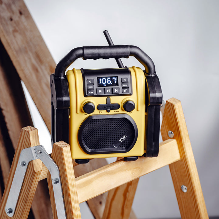 Adler konstrukcijski radio, Bluetooth 5.1, IPX 54, 10 W snage, AD 1911