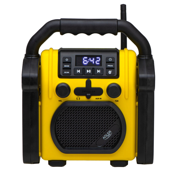 Adler konstrukcijski radio, Bluetooth 5.1, IPX 54, 10 W snage, AD 1911