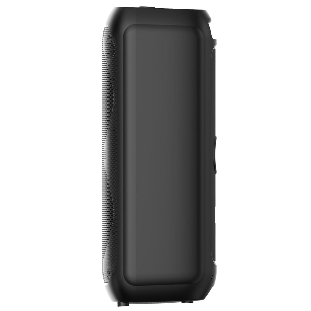 Veliki Bluetooth zvučnik, 120 W RMS/1400 W PMPO, dva 8-inčna zvučnika, ekvalizator, karaoke funkcija, MP3/microSD kartice, USB, AUX, BT 5.3+EDR, zaslon, LED, ugrađena baterija, daljinski upravljač, MT3185