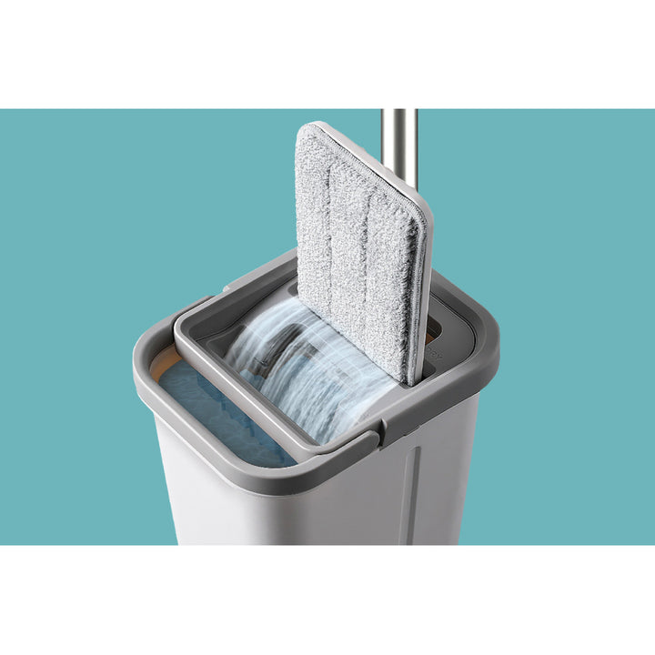 Teesa ravni mop za čišćenje, kanta s dva odjeljka, zapremina 5,7 l, New Clean R13, Teesa