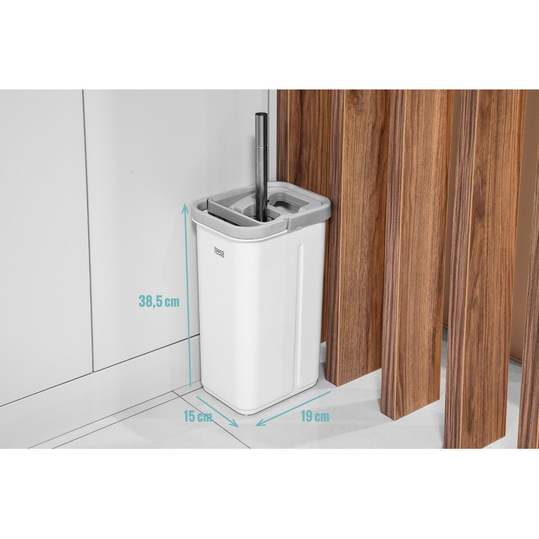 Teesa ravni mop za čišćenje, kanta s dva odjeljka, zapremina 5,7 l, New Clean R13, Teesa