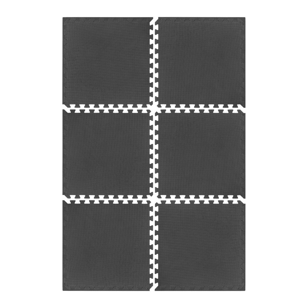 Podloga za teretanu za opremu i vježbanje, 180 x 120 cm, EVA materijal, 6-dijelna slagalica, REBEL ACTIVE