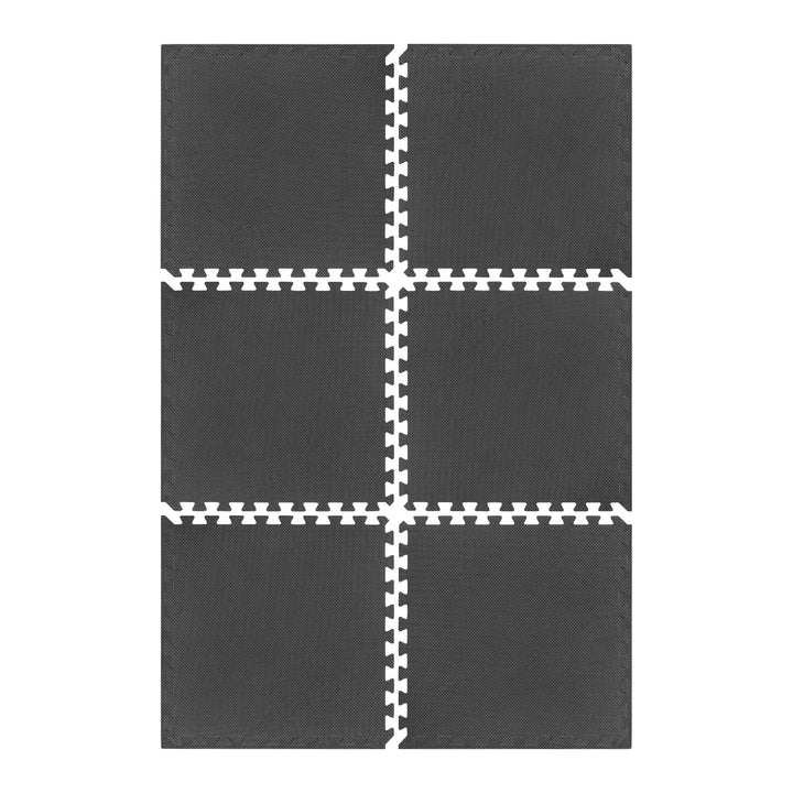 Podloga za teretanu za opremu i vježbanje, 180 x 120 cm, EVA materijal, 6-dijelna slagalica, REBEL ACTIVE