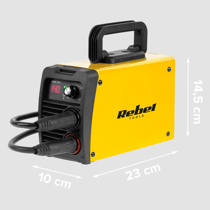 Rebel aparat za zavarivanje, MMA, LED zaslon, IP21S, 10–140 A, RB-1040