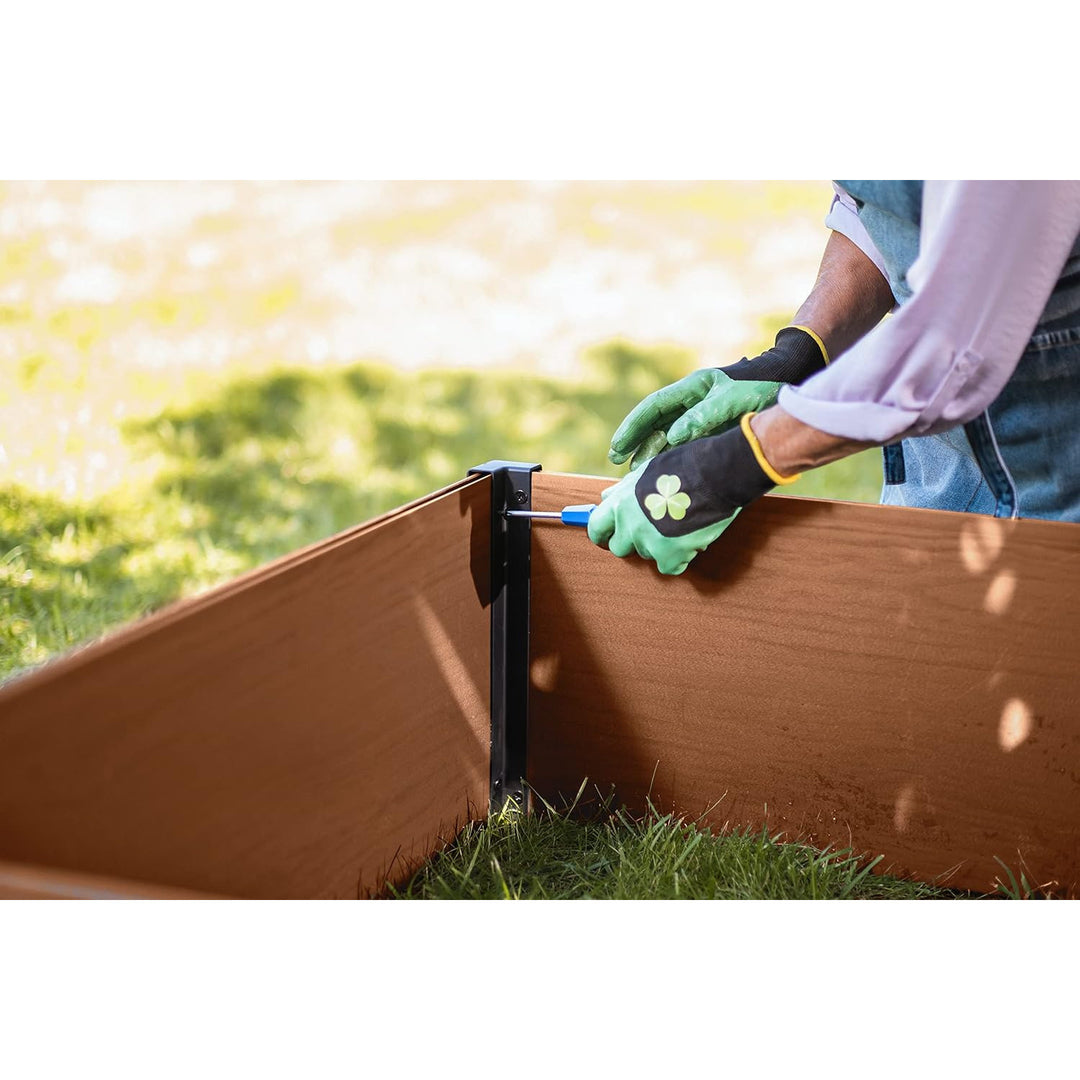 Keter Maple obruba za vrt, plastika, smeđa, dimenzije 106x106x32 cm, otporna na vremenske uvjete, 249299