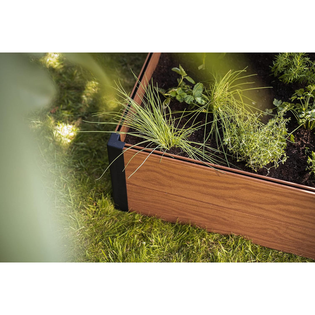 Keter Maple obruba za vrt, plastika, smeđa, dimenzije 106x106x32 cm, otporna na vremenske uvjete, 249299
