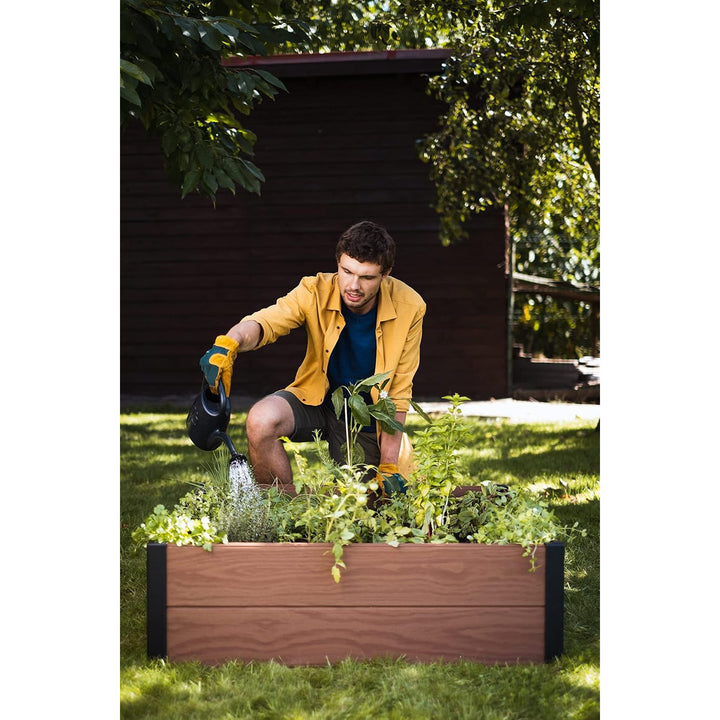 Keter Maple obruba za vrt, plastika, smeđa, dimenzije 106x106x32 cm, otporna na vremenske uvjete, 249299