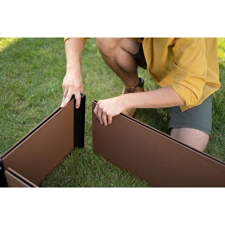 Keter Maple obruba za vrt, plastika, smeđa, dimenzije 106x50x32, otporna na vremenske uvjete, 249297