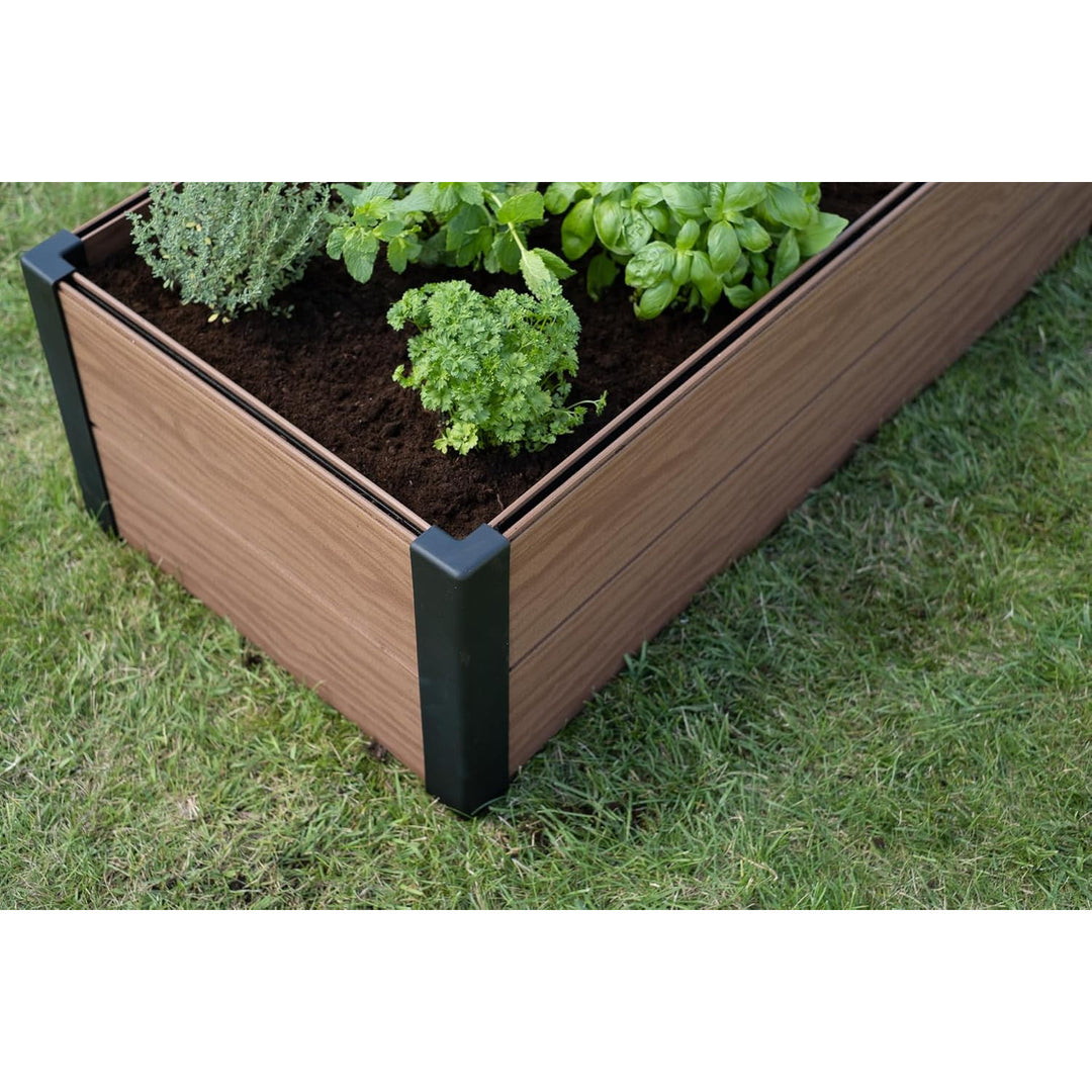 Keter Maple obruba za vrt, plastika, smeđa, dimenzije 106x50x32, otporna na vremenske uvjete, 249297