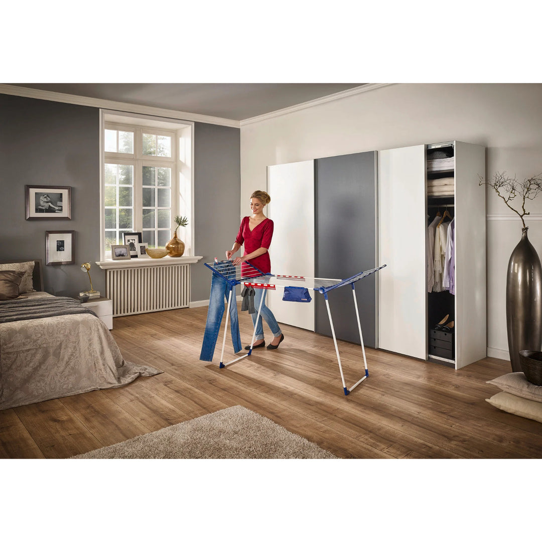 Leifheit Pegasus 180 Solid Plus sušilica, duljina užeta 18 m, stabilne paralelne noge, otporna na vremenske uvjete, 2 kopče za rublje, 81510