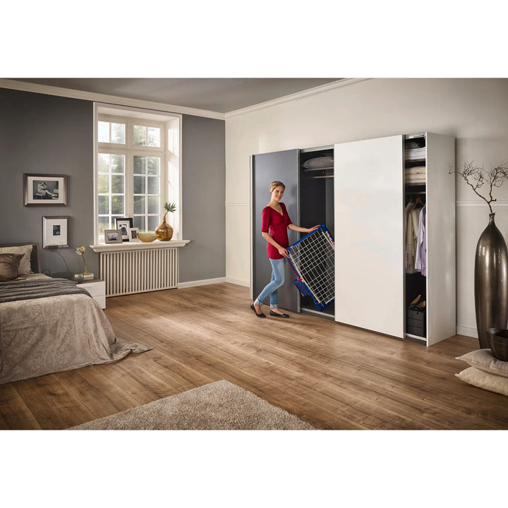 Leifheit Pegasus 180 Solid Plus sušilica, duljina užeta 18 m, stabilne paralelne noge, otporna na vremenske uvjete, 2 kopče za rublje, 81510