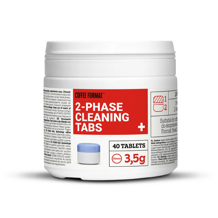 Tablete za čišćenje aparata za kavu, 2-fazne ČISTE TABLETE+ 40x3,5 g, format kave