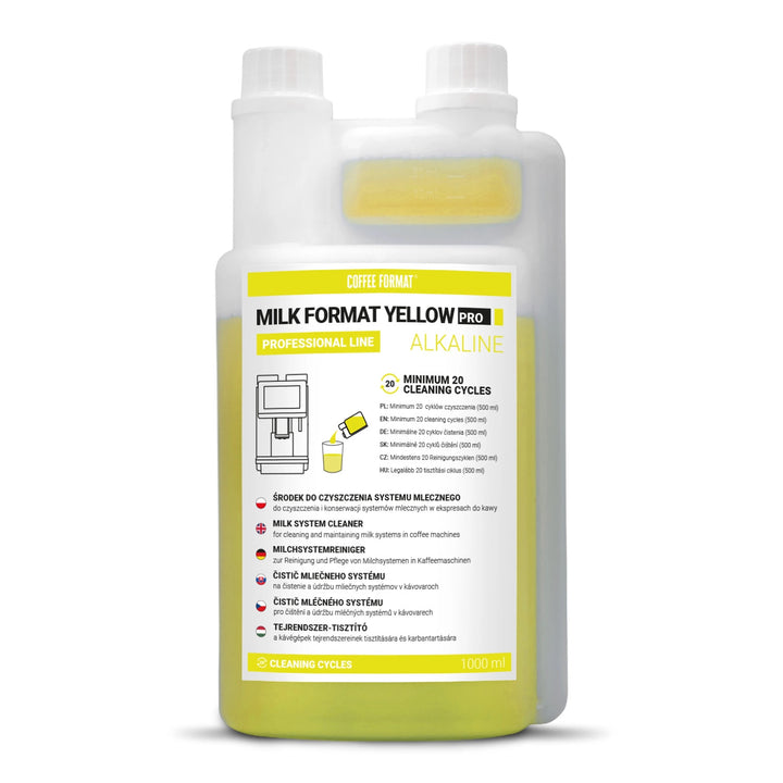 Čistač mliječnog sustava 1 l, Coffee Format MILK FORMAT YELLOW PRO