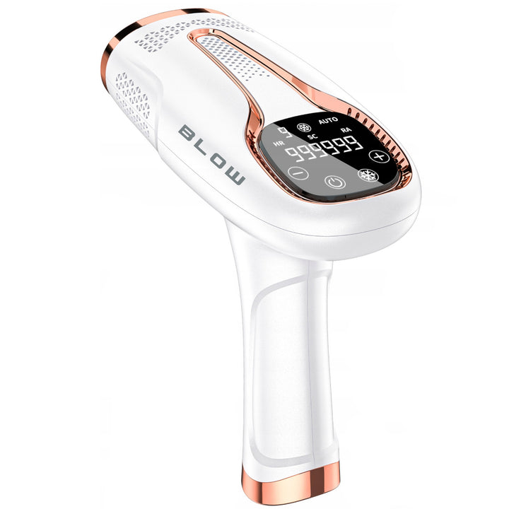 IPL epilator za svjetlosno uklanjanje dlaka, Ice Cool funkcija, 9 razina snage, ugrađeni UV filter, automatski način bljeskanja, dugotrajna učinkovitost, 44-480