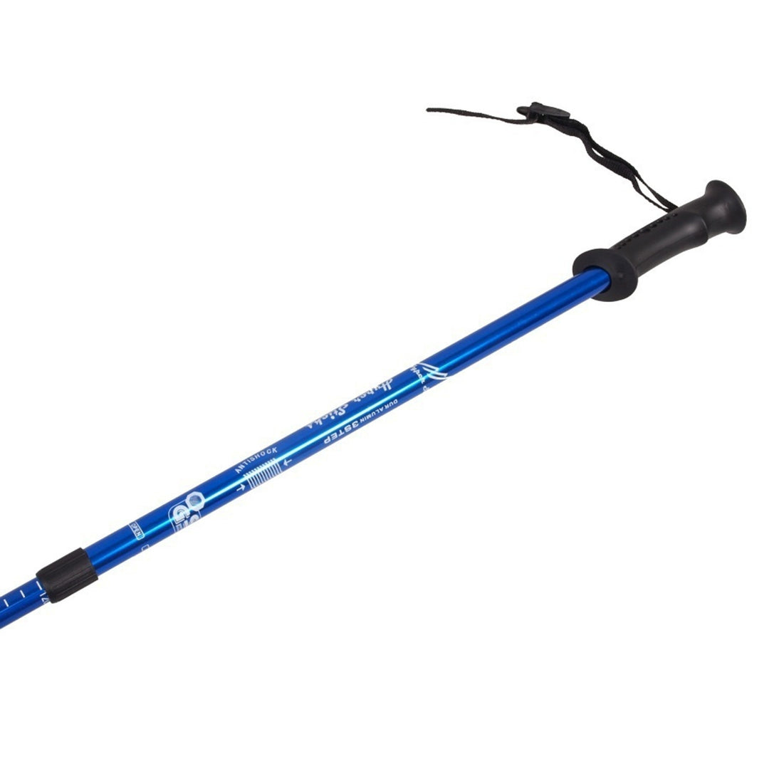 Aluminijske štapove za nordijsko hodanje, 65–135 cm, teleskopske, plave, 2 para