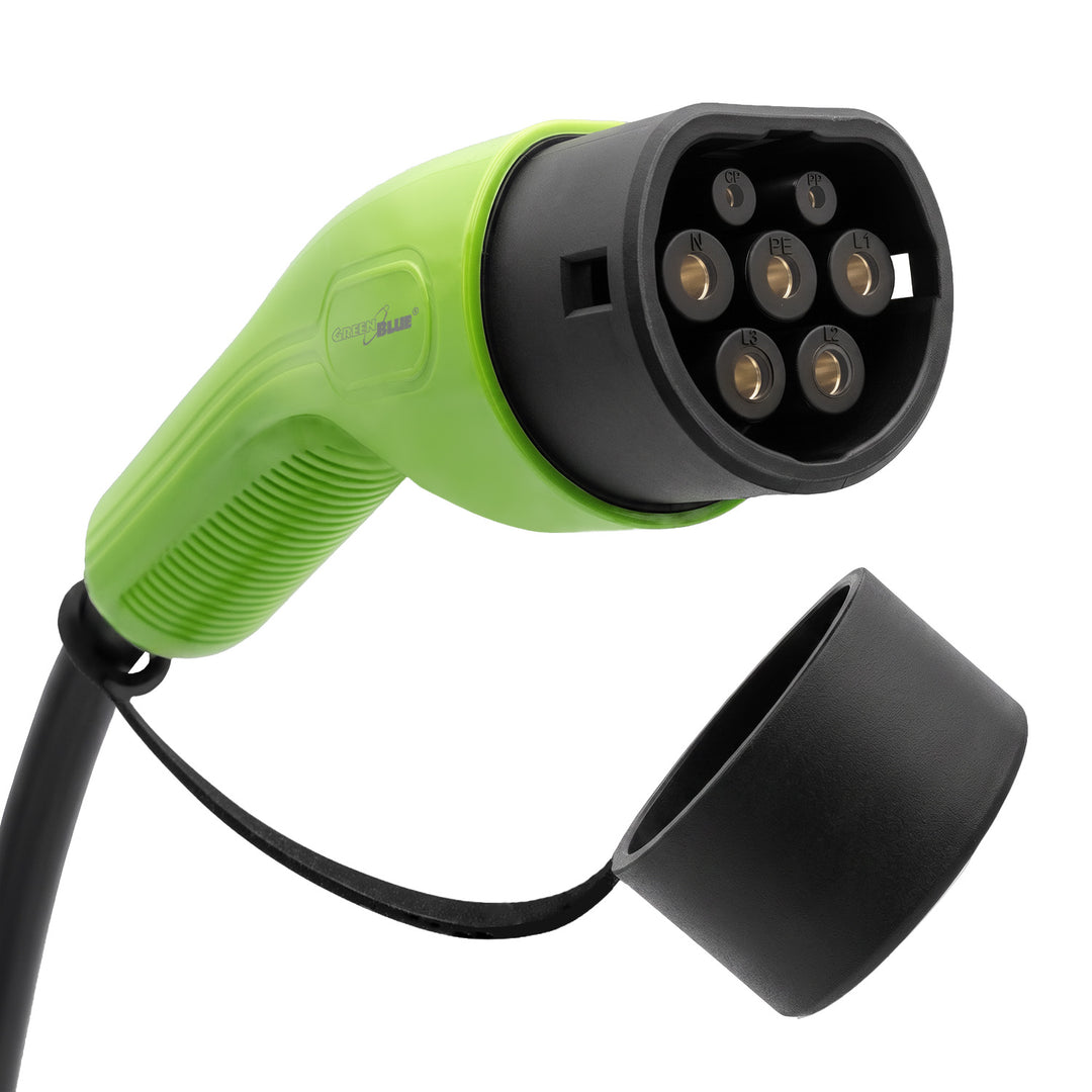 GreenBlue EV/PHEV punjač, prijenosni, Tip 2, duljina kabela 6,8 m, IP65, 11 kW, 220–380 V AC 50/60 Hz, 16 A, 3-fazni, GB1100