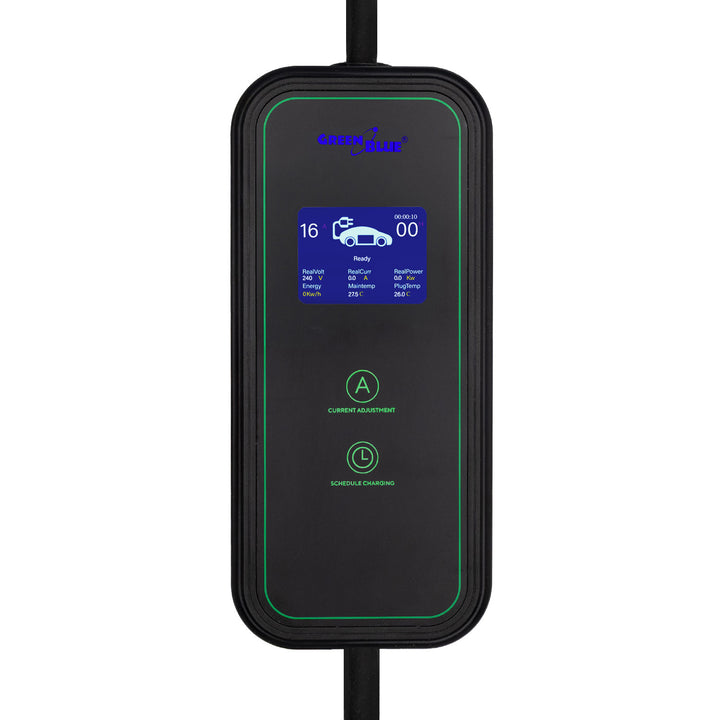 GreenBlue EV/PHEV punjač, prijenosni, Tip 2, duljina kabela 6,8 m, IP65, 11 kW, 220–380 V AC 50/60 Hz, 16 A, 3-fazni, GB1100