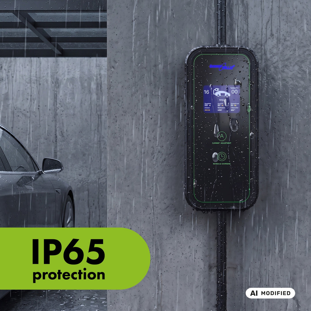 GreenBlue EV/PHEV punjač, prijenosni, Tip 2, duljina kabela 6,8 m, IP65, 11 kW, 220–380 V AC 50/60 Hz, 16 A, 3-fazni, GB1100