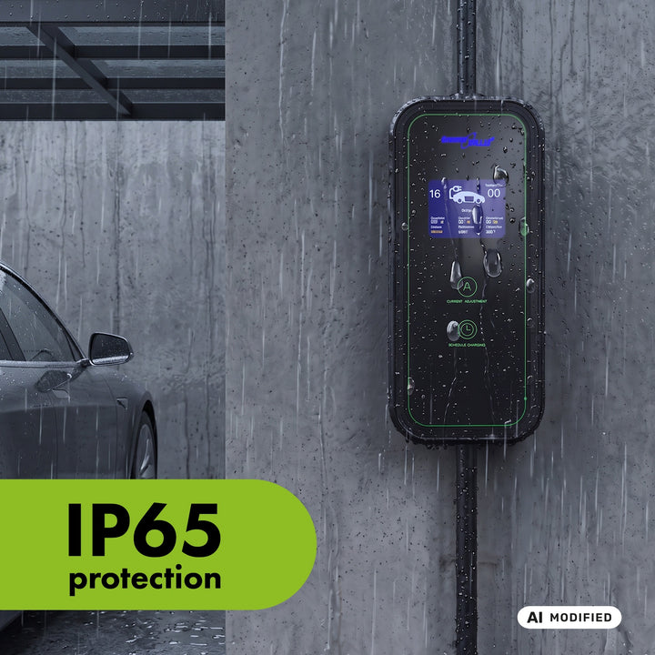 GreenBlue EV/PHEV punjač, prijenosni, Tip 2, duljina kabela 6,8 m, IP65, 11 kW, 220–380 V AC 50/60 Hz, 16 A, 3-fazni, GB1100