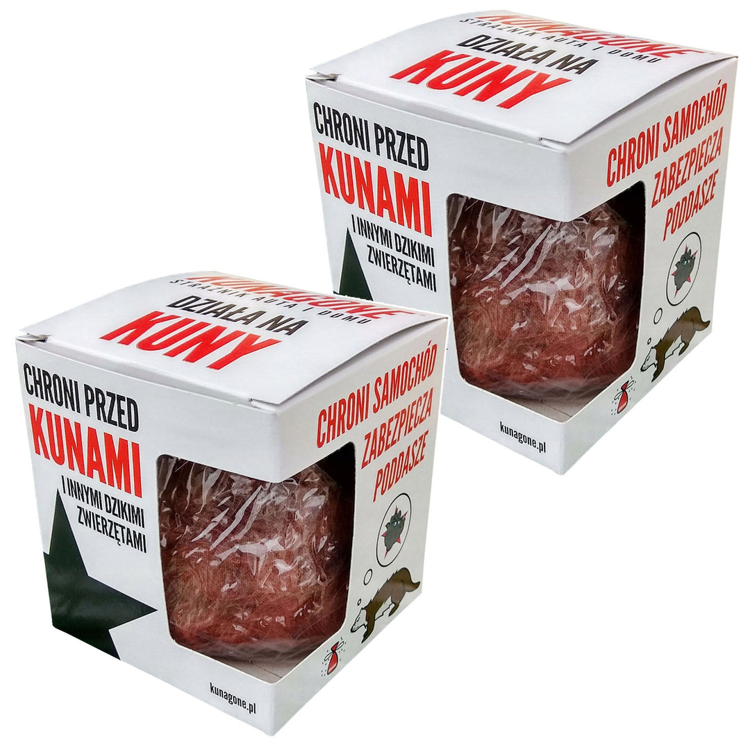 Kunagone Marten Repellent, prirodni, za automobile, domove i potkrovlja, 2 komada