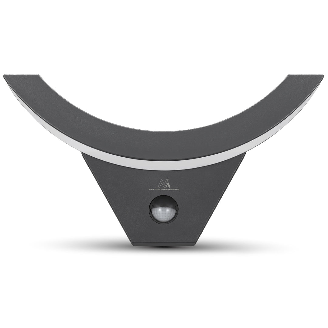 Maclean LED lampa s senzorom pokreta, infracrveni senzor pokreta, siva, 10 W, IP54, 800 lm, MCE290 GR, 2 komada
