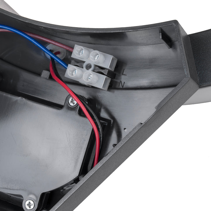 Maclean LED lampa s senzorom pokreta, infracrveni senzor pokreta, siva, 10 W, IP54, 800 lm, MCE290 GR, 4 komada