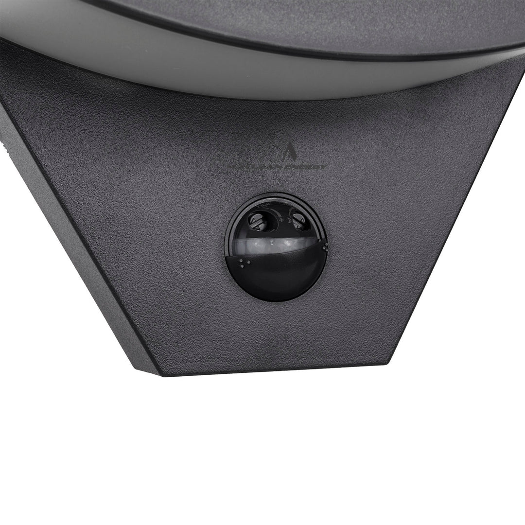 Maclean LED lampa s senzorom pokreta, infracrveni senzor pokreta, crna, 10 W, IP54, 800 lm, MCE290 B, 2 komada
