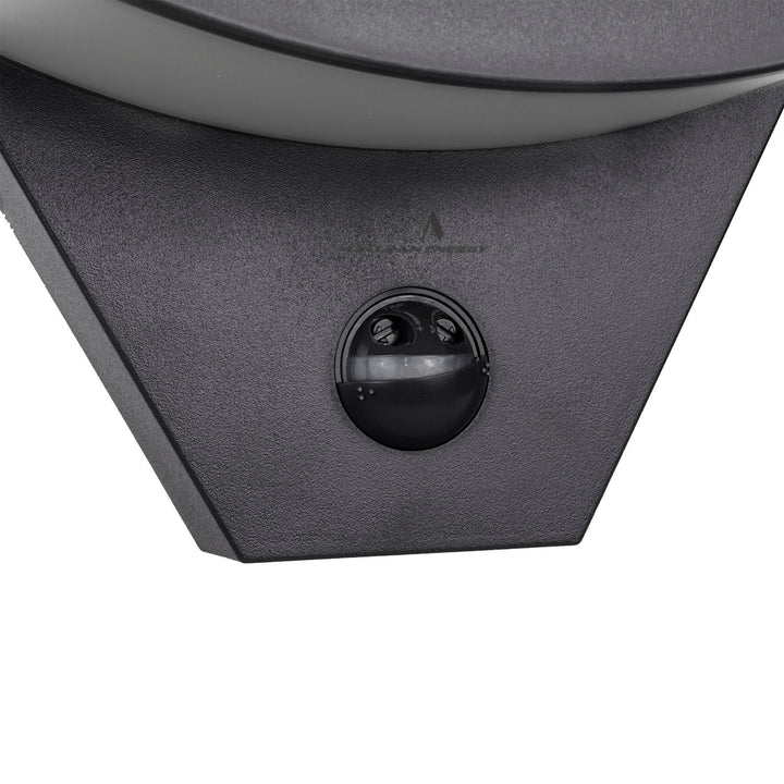 Maclean LED lampa s senzorom pokreta, infracrveni senzor pokreta, crna, 10 W, IP54, 800 lm, MCE290 B, 2 komada