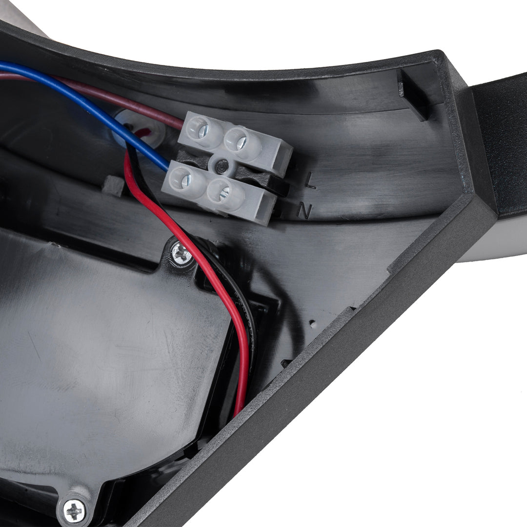 Maclean LED lampa s senzorom pokreta, infracrveni senzor pokreta, crna, 10 W, IP54, 800 lm, MCE290 B, 4 komada